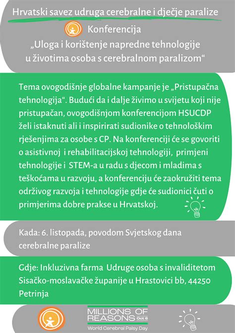 Obilje Avanje Svjetskog Dana Cerebralne Paralize Uosikazu