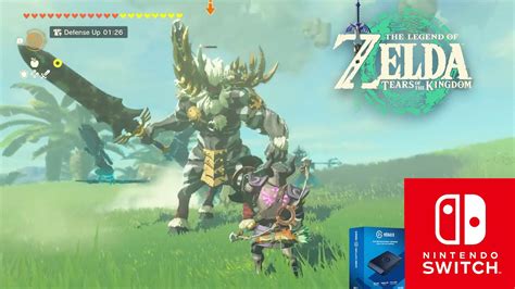 [nintendo Switch] The Legend Of Zelda Tears Of The Kingdom White Manned Lynel Boss Fight Youtube