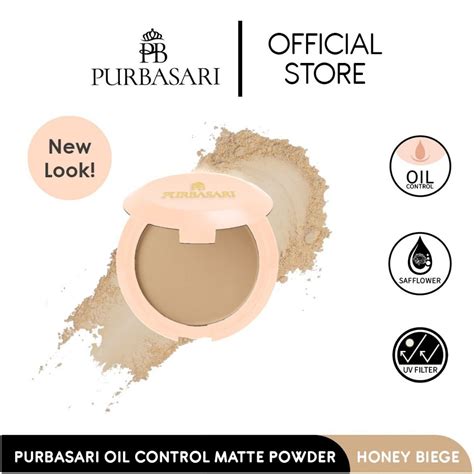 Jual Purbasari Oil Control Matte Powder Honey Beige Matte Compact