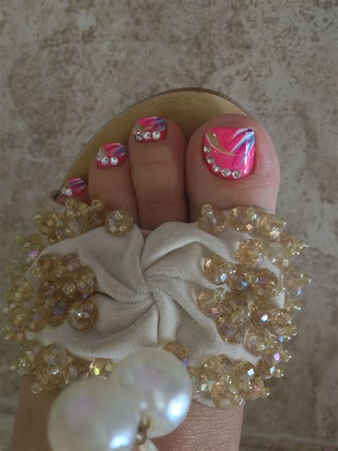 Pin By Dolys Fernandez On Nail Design By Jennifer Summer Toe Nails Easy Toe Nail Designs