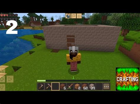 Crafting And Building Survival Gameplay Easy House Part Youtube