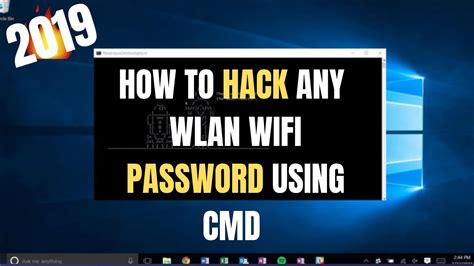 WIFI HACK 2019 HOW TO HACK WIFI PASSWORD USING CMD YouTube