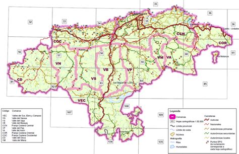 Mapa de Cantabria Tamaño completo Gifex