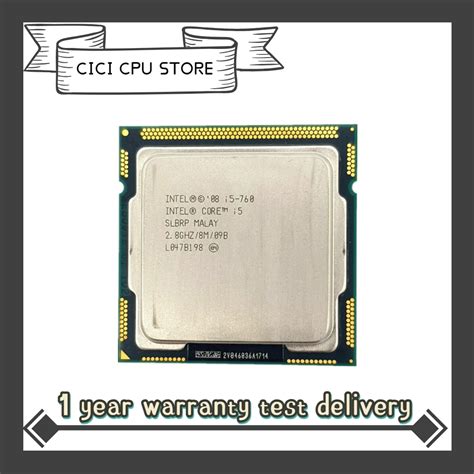 Processore Intel Core I I Ghz Quad Core Quad Thread Cpu