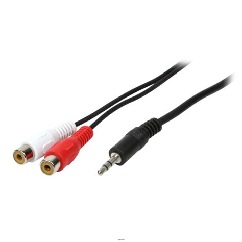 3 5Mm Stereo Erkek 2 X Rca Dişi Kablo 5M 2 rca dişi aux kablo Diğer