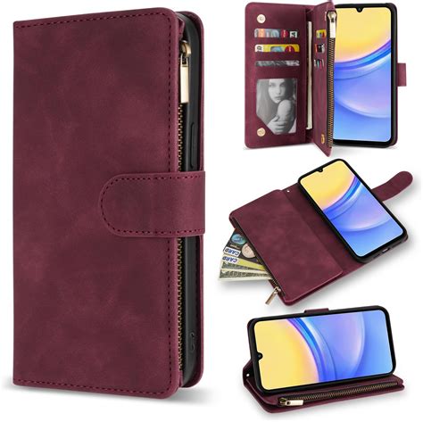 Zzxx For Samsung Galaxy A15 5g Wallet Case With [rfid