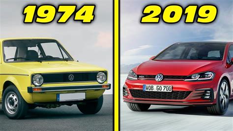 Volkswagen Golf And Golf R History Evolution 1974 2019 4k Youtube