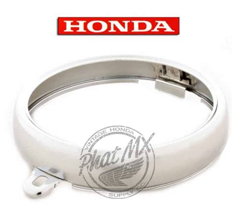 Oem Honda Headlight Ring Z50 1972 78 Phatmx