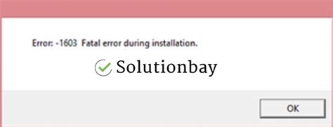 How To Fix Error A Fatal Error Occurred During Installation