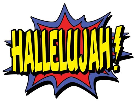 Hallelujah Typography Stock Illustrations – 149 Hallelujah - Clip Art ...