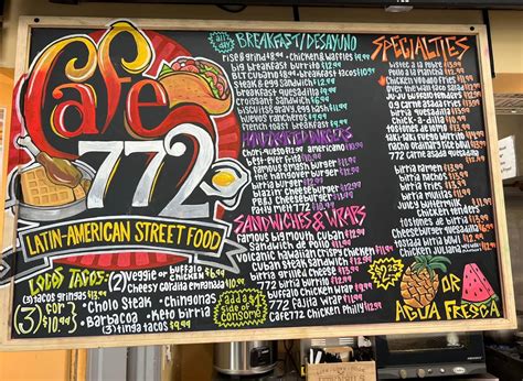 Cafe 772 Latin American Street Food Vero Beach Vero Beach Menu Reviews 42 Photos