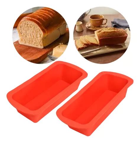 Forma Silicone Retangular Pão Bolo Pudim Torta Forno Freezer MercadoLivre