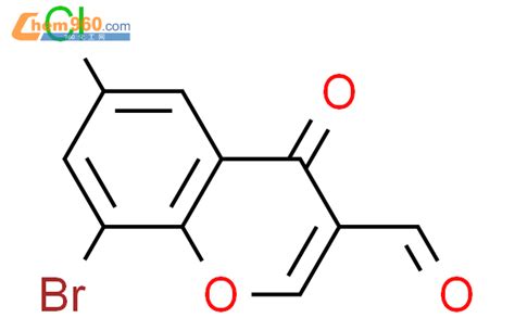 332104 22 0 4H 1 Benzopyran 3 Carboxaldehyde 8 Bromo 6 Chloro 4 Oxo