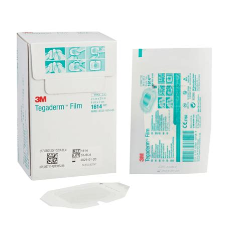 3m 1614 Tegaderm Transparent Film Dressing With Border Sterile