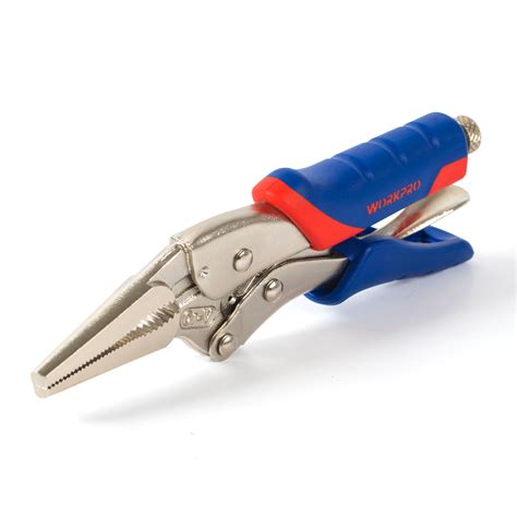 Straight Long Nose Locking Pliers - Decoratormall