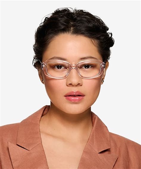 Caladium Rectangle Crystal Full Rim Eyeglasses Eyebuydirect Canada