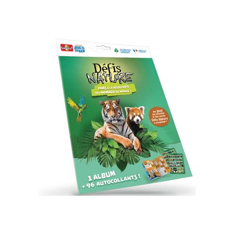 Acheter Pack Album Défis Nature Les Animaux du Monde Bioviva