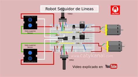 Robot Sigue Lineas Sencillo DitecnoMakers