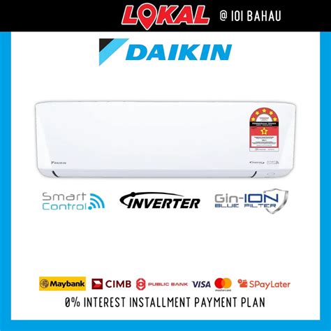 Daikin 5 Star Deluxe Inverter Wifi 1hp 1 5hp 2hp 2 5hp 3hp Air