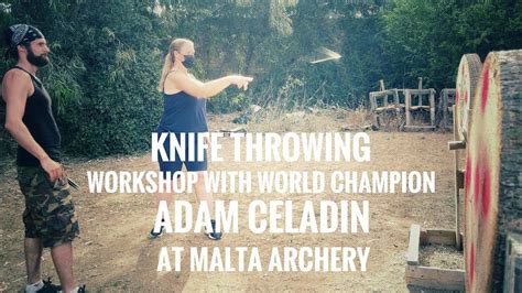 Knife Throwing Workshop With Adam Celadin At Malta Archery Youtube