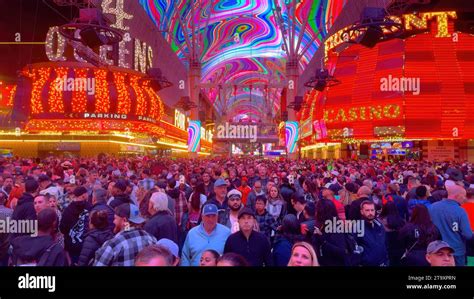 Fremont Street Experience at Halloween in Las Vegas - LAS VEGAS, UNITED ...