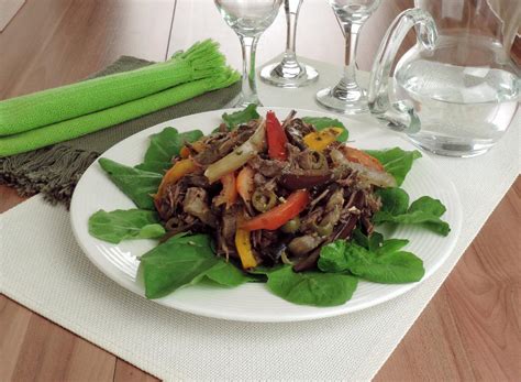 Salada De Carne Berinjela Guia Da Cozinha