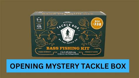 Mystery Tackle Box Bass Fishing Kit Box Youtube