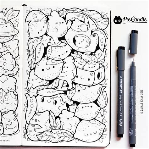 Pic Candle Doodle Art Designs Doodle Drawings Doodle Art