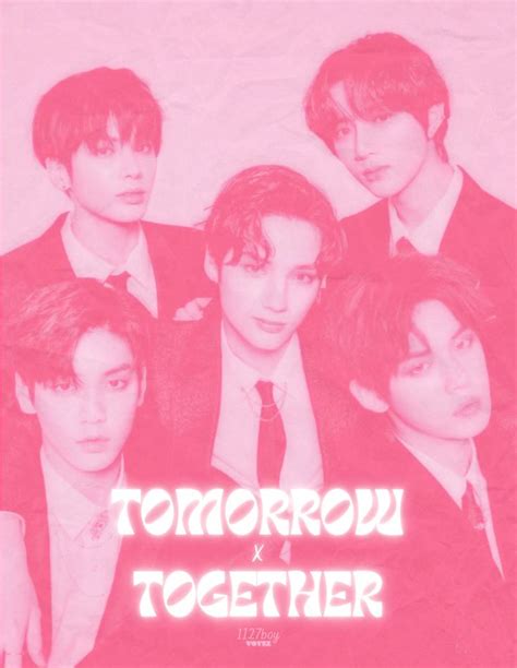 Txt Poster Pink Posters Kpop Posters Pop Posters