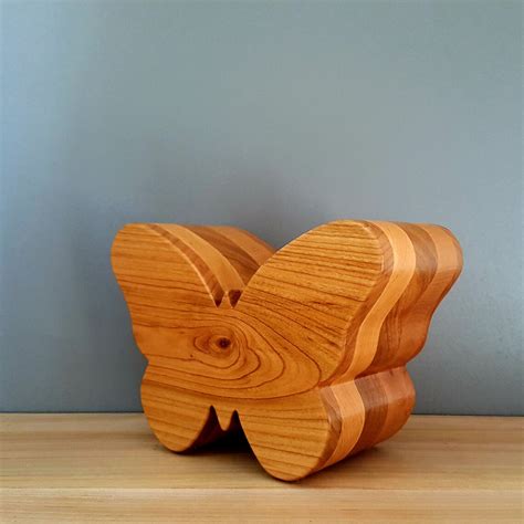 Handmade Bandsaw Box Butterfly Unusual Gift For Her And Etsy