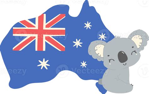 Cute Australia Day Koala 36100810 Png