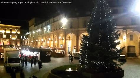 Videomapping e pista di ghiaccio novità del Natale a Fermo YouTube