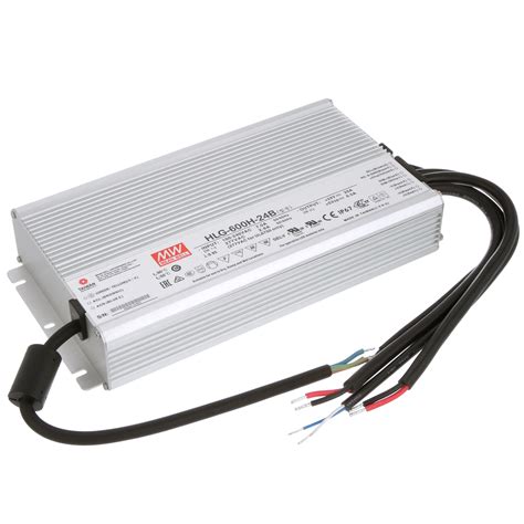 MEAN WELL HLG 600H 24B Power Supply AC DC 24V 25A 5V 0 5A 115 305V