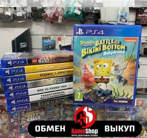 SpongeBob Battle for Bikini Bottom PS4 Festima Ru частные объявления