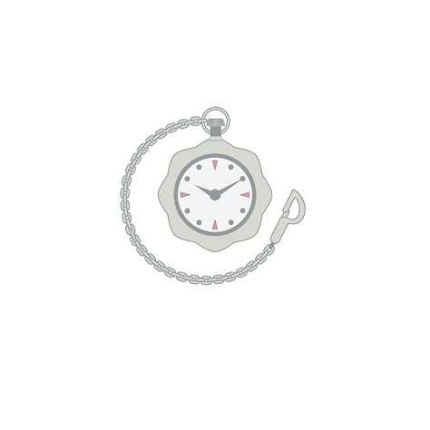 Pocket Watch Chain Classic Aesthetic Necklace Collection Set 15133018 PNG