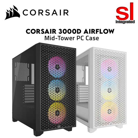 Corsair 3000D AIRFLOW Series Tempered Glass Mid Tower ATX Case 3000D