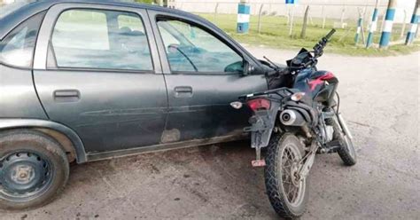 Un Motociclista En Estado Reservado Tras Un Choque En La Ruta 88