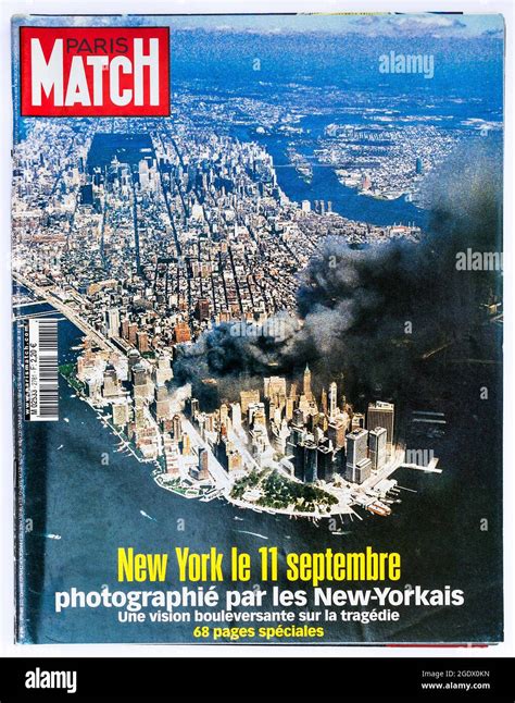 French Paris Match Magazine Cover Reporting The 9/11 Terror, 49% OFF