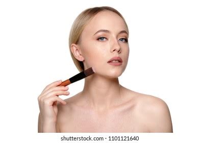 Beauty Portrait Smiling Beautiful Half Naked Stock Photo Shutterstock