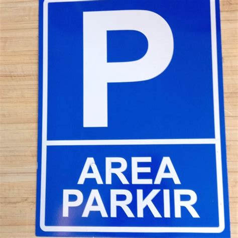 Jual Sign Plat K Rambu Safety Area Parkir Ukuran X Cm Jakarta