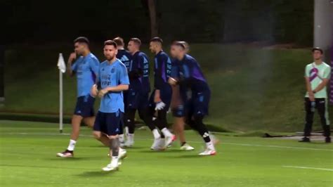 Messi Sele O Argentina Treina De Olho No Duelo Contra A Holanda