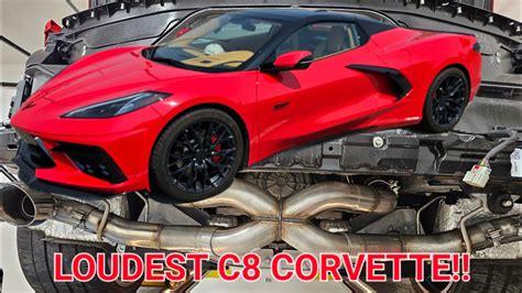 Installing Corsa EXTREME Exhaust On A C8 Corvette YouTube