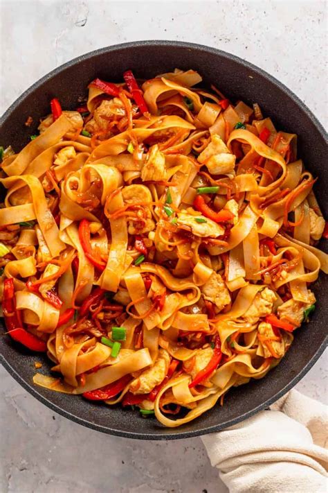 Spicy Drunken Noodles Recipe Better Than Take Out The Yummy Bowl