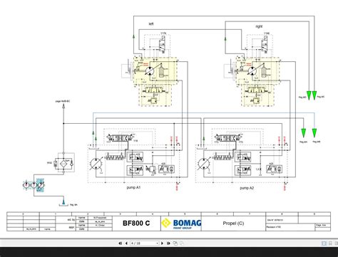 Bomag BF800C Hydraulic Schematic Drawing No 83780131 2012 PDF