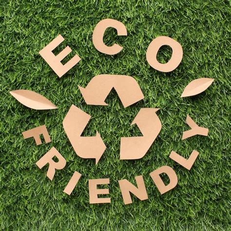 Free Photo Top View Eco Friendly And Recycle Sign