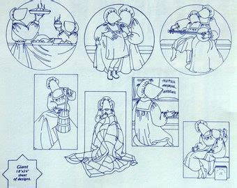 Sassy Squirrel Aunt Martha S Hot Iron Transfer Embroidery Pattern Undated Etsy