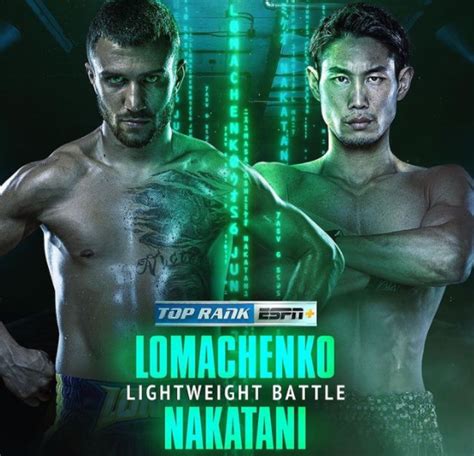 Vasyl Lomachenko vs Masayoshi Nakatani Undercard: 7 Crazy Predictions ...