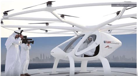 Dubai Drone Taxis and Flying Cars in Dubai. Catch a Drone Taxi in Dubai!