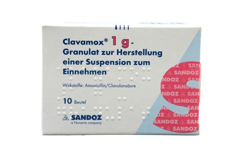 Clavamox G Granulat Zur Herstellung Einer Suspension Zum Einnehmen