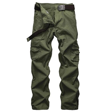 Tactical Cargo Pantalones Hombres Combate Entrenamiento Ej Rcito